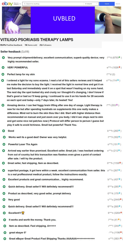 Medical skin lamp 20 × 20 cm in 20 seconds