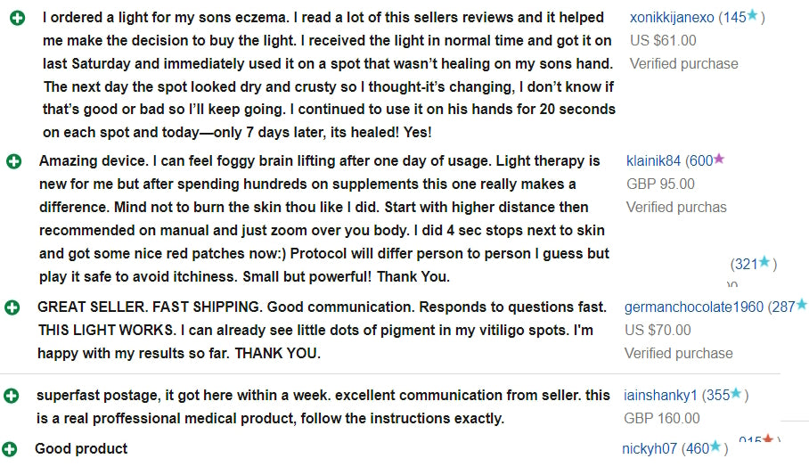 Medical skin lamp 20 × 20 cm in 20 seconds