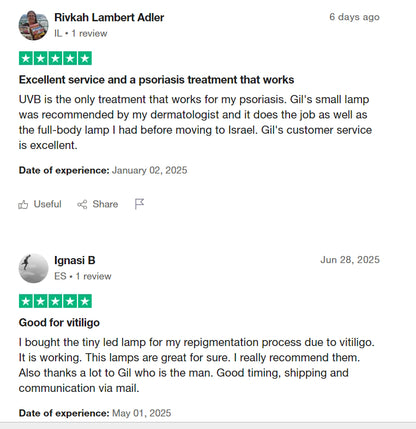 Psoriasis Eczema Vitiligo treatment USB lamp